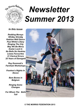 Newsletter Summer 2013