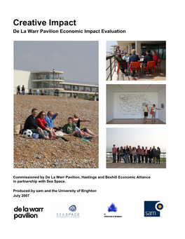 Creative Impact De La Warr Pavilion Economic Impact Evaluation