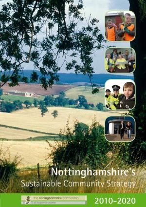 Nottinghamshire's Sustainable Community Strategy