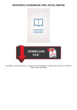 PDF Download Moomins Cookbook