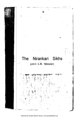 The Nirankari Sikhs (John C.B