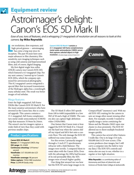 Canon's EOS 5D Mark II