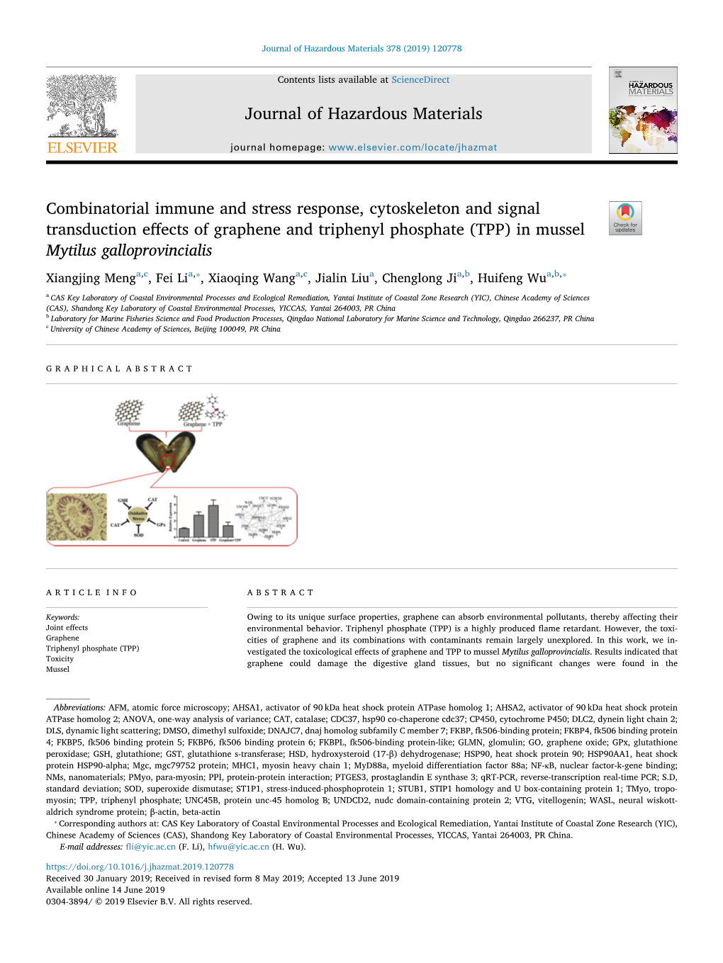 Combinatorial Immune and Stress Response, Cytoskeleton and Signal