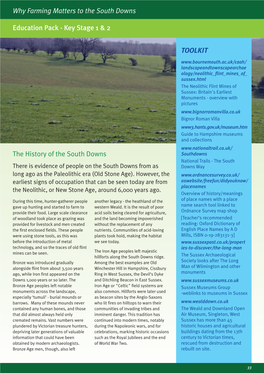 Why Farming Matters to the South Downs Education Pack