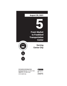 Front-Market to Frankford Transportation Center