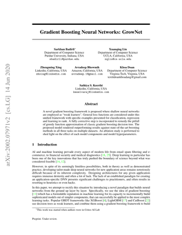 Gradient Boosting Neural Networks: Grownet