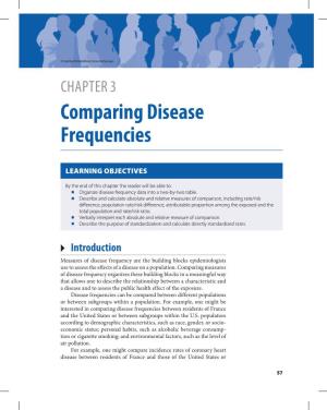 CHAPTER 3 Comparing Disease Frequencies
