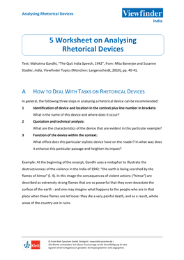 Worksheet on Grammar