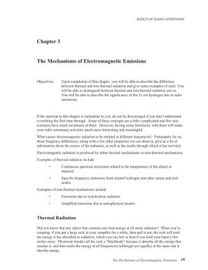 Chapter 3 the Mechanisms of Electromagnetic Emissions