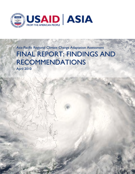 Asia-Pacific Regional Climate Change Adaptation Assessment
