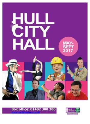 Hull City Hall Summer 2017 Brochure