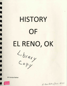 History of El Reno, Ok
