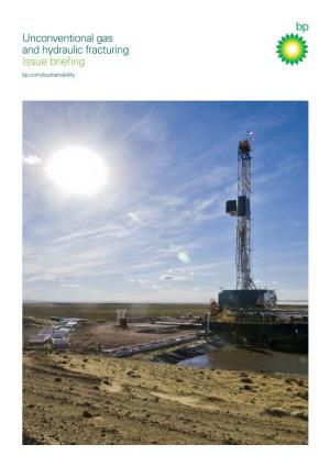Unconventional Gas and Hydraulic Fracturing Issue Briefing