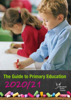 Guide to Primary Education 2020 to 2021