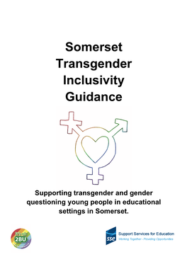 Somerset Transgender Inclusivity Guidance