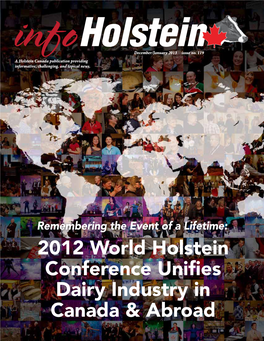 2012 World Holstein Conference Unifies Dairy Industry in Canada