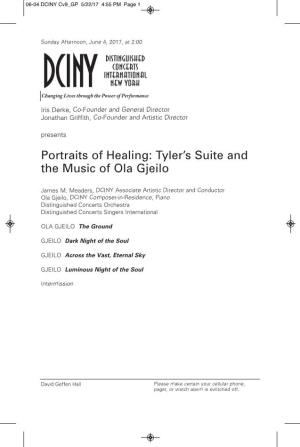 Tyler's Suite and the Music of Ola Gjeilo