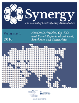 Synergy Journal Print Publication 2016