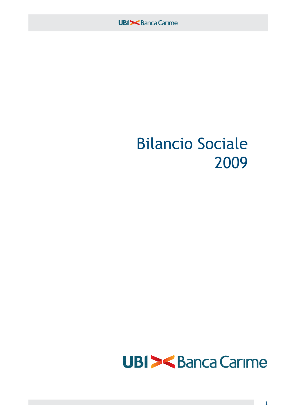 Bilancio Sociale 2009