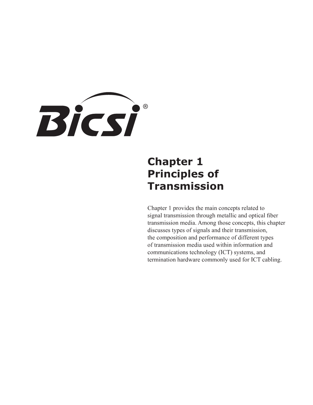 Chapter 1 Principles of Transmission