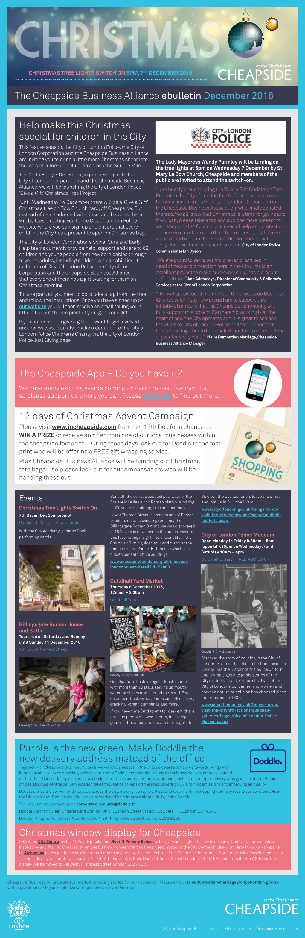 The Cheapside App – Do You Have It? Help Make This Christmas