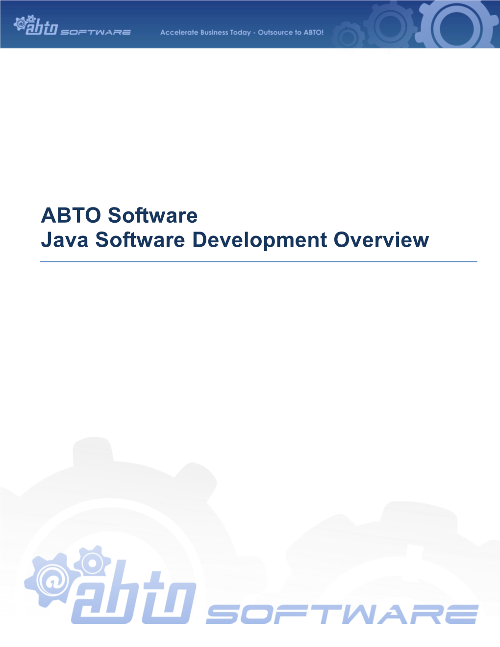 ABTO Software Is Your Best Choice for Outsourcing Java Projects