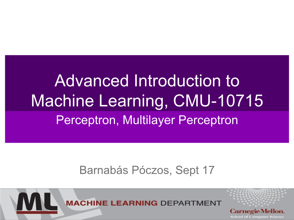 Multilayer Perceptron