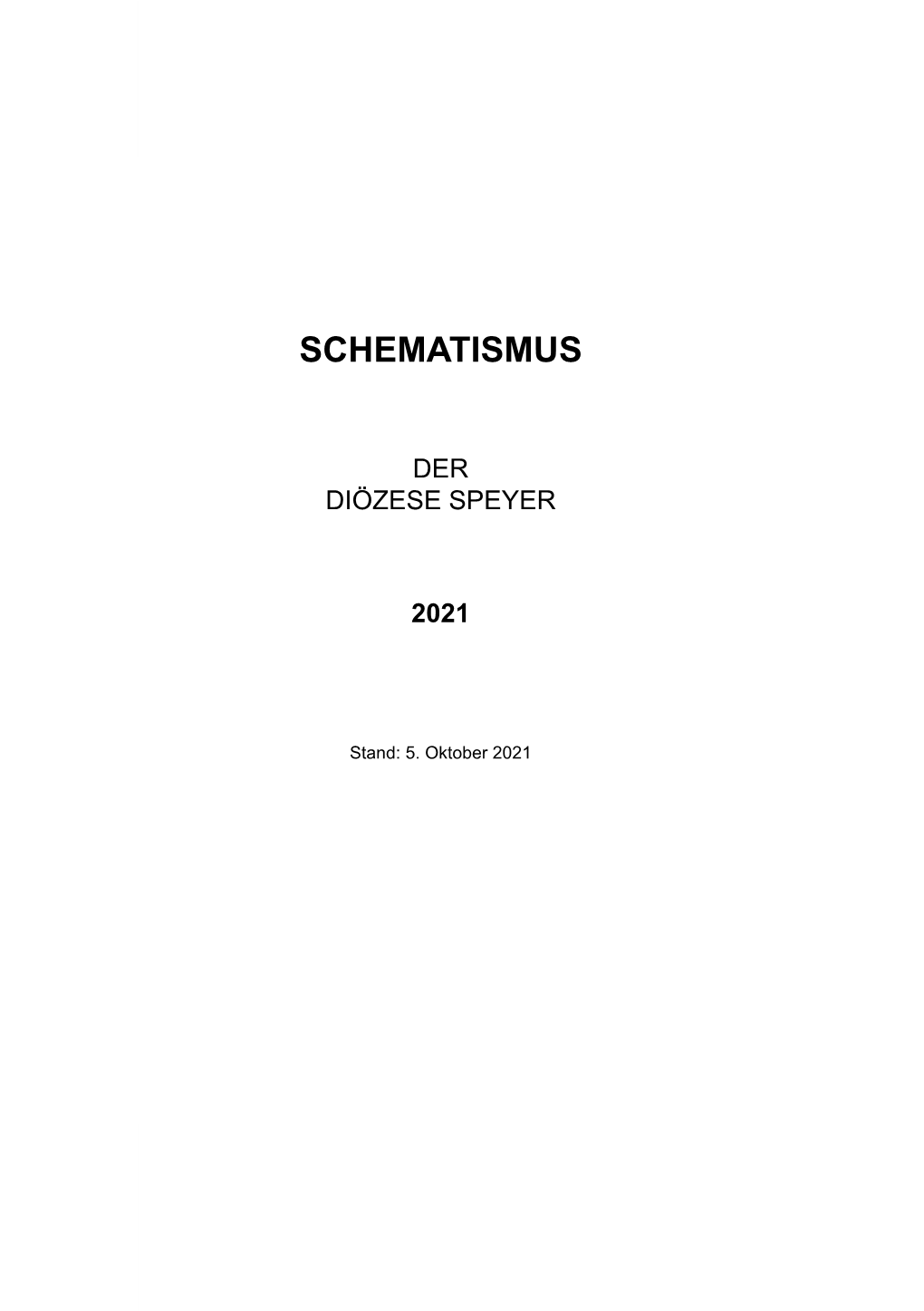 Online-Schematismus