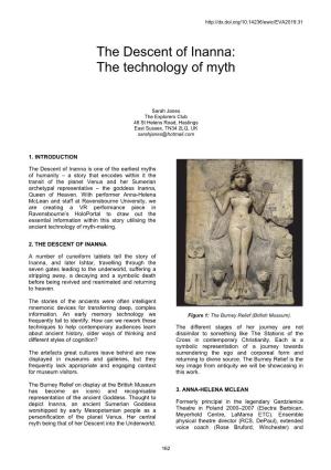 The Descent of Inanna: the Technology of Myth