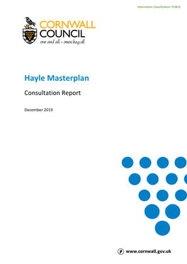 Hayle Masterplan Consultation Report
