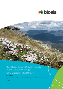 Off-Stream Storage Native Vegetation Offset Strategy FINAL REPORT