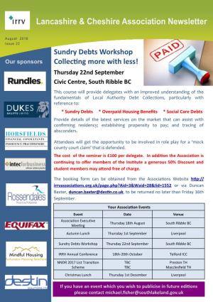 Sundry Debts Workshop Collecting More with Less!