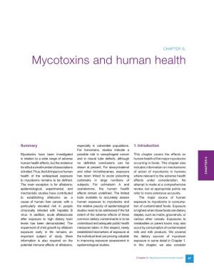 Mycotoxins and Human Health