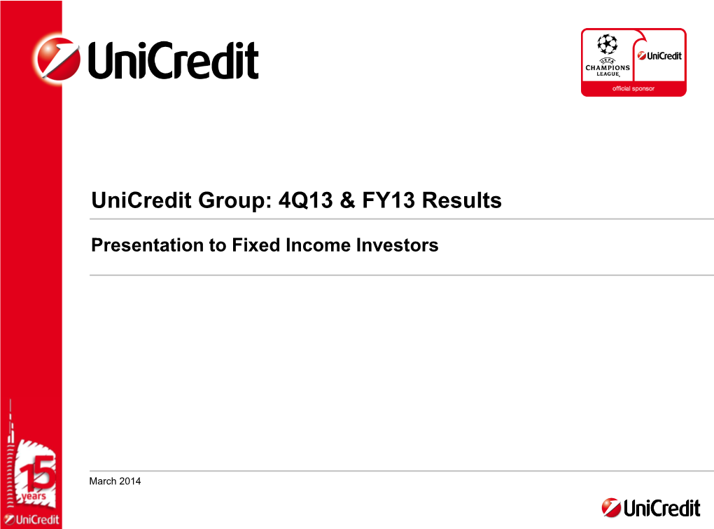 4Q13 & FY13 Results