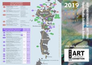 UIST and BENBECULA ART TRAIL Open Studios Exhibitons Events