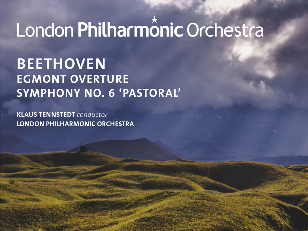 Beethoven Egmont Overture Symphony No