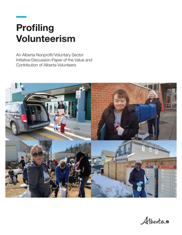 Profiling Volunteerism