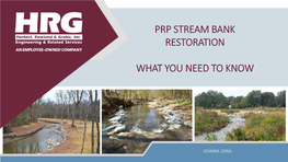 Prp Stream Bank Restoration What You Need to Know