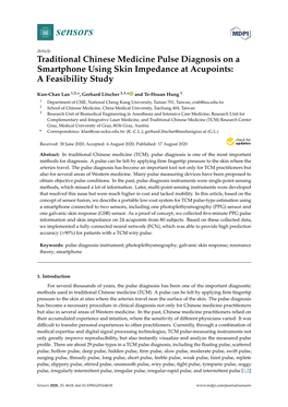 Traditional Chinese Medicine Pulse Diagnosis on a Smartphone Using Skin Impedance at Acupoints: a Feasibility Study