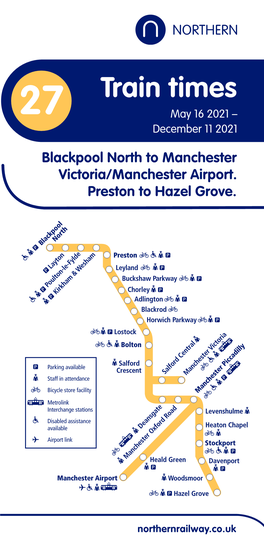 Train Times 27 May 16 2021 – December 11 2021