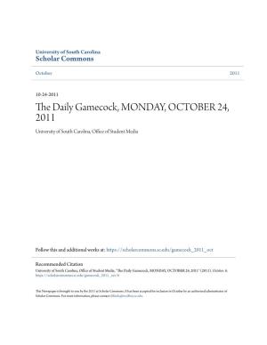 The Daily Gamecock, MONDAY, OCTOBER 24, 2011