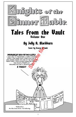 Knights of the Dinner Table Tales from the Vault Issue #5 November, 1990