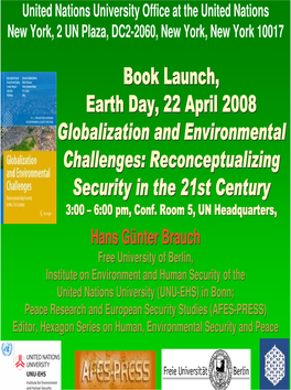 Globalization and Environmental Challenges 7