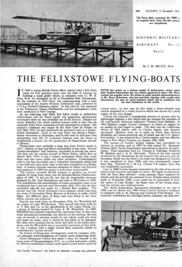 The Felixstowe Flying-Boats