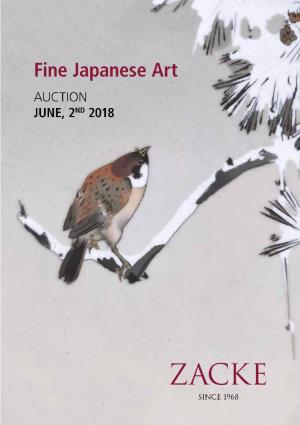 Fine Japanese Art J J AUCTION Fine Japanese Art