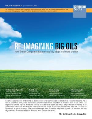RE-IMAGINING BIG OILS How Energy Companies Can Successfully Adapt to Climate Change