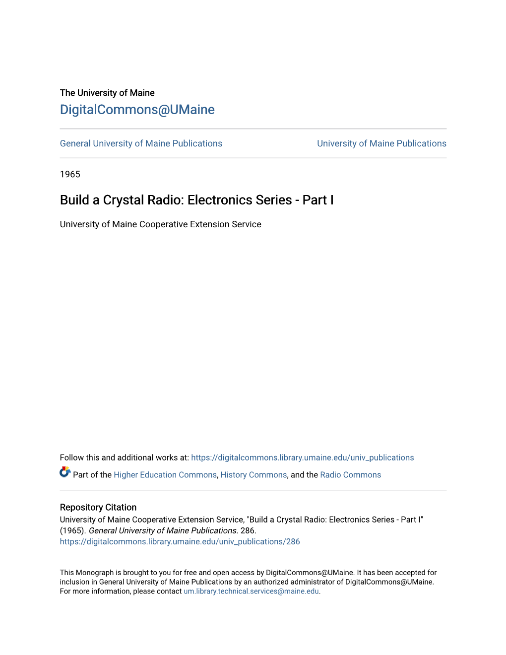 Build a Crystal Radio: Electronics Series - Part I