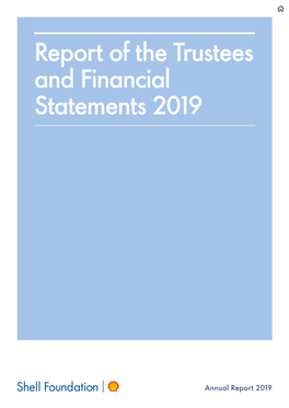 NSR05633-Shell Foundation Annual Report & Accounts 2018