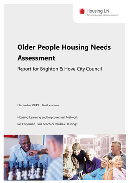 Older People Housing Needs Assessment Report for Brighton & Hove City Council