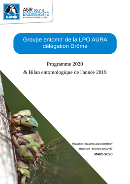 Groupe Entomo' De La LPO AURA Délégation Drôme